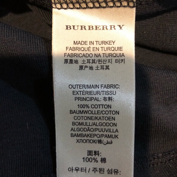 Burberry Check Cuffed 3/4 Sleeve Top - Picture 5 of 5